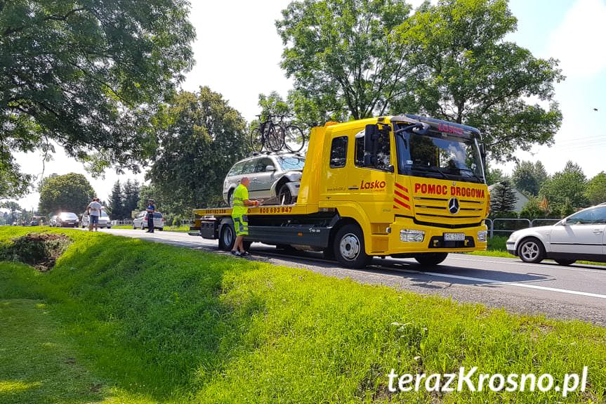 Kolizja volkswagena w Miejscu Piastowym