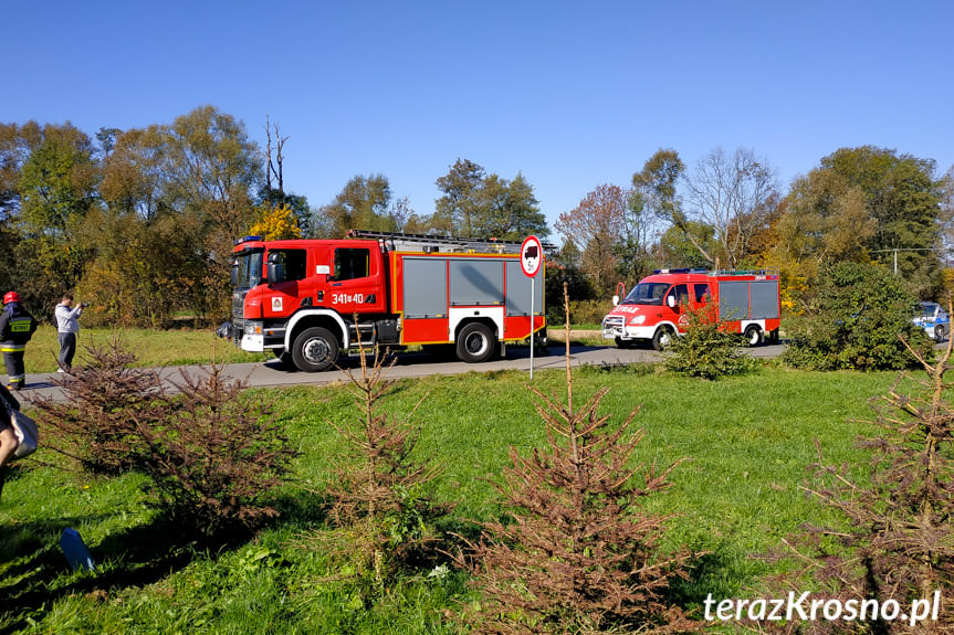 Kolizja w Korczynie