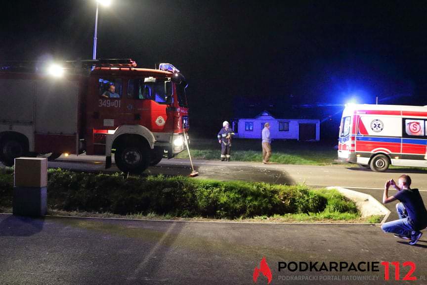 Kolizja w Zręcinie