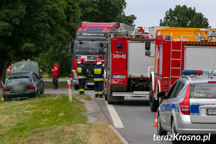 Krosno. Kolizja z udziałem czterech pojazdów