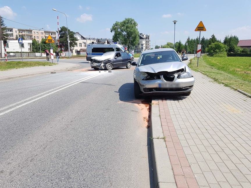 KROSNO. Zderzenie Volkswagena i Seata