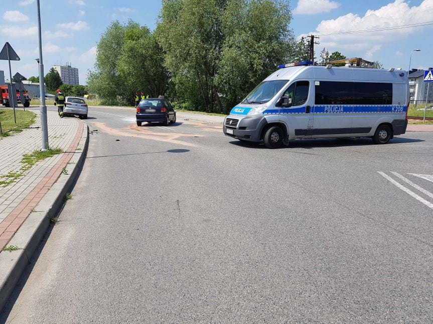 KROSNO. Zderzenie Volkswagena i Seata