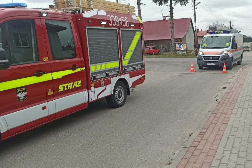Ogromny pożar domu w Tyczynie