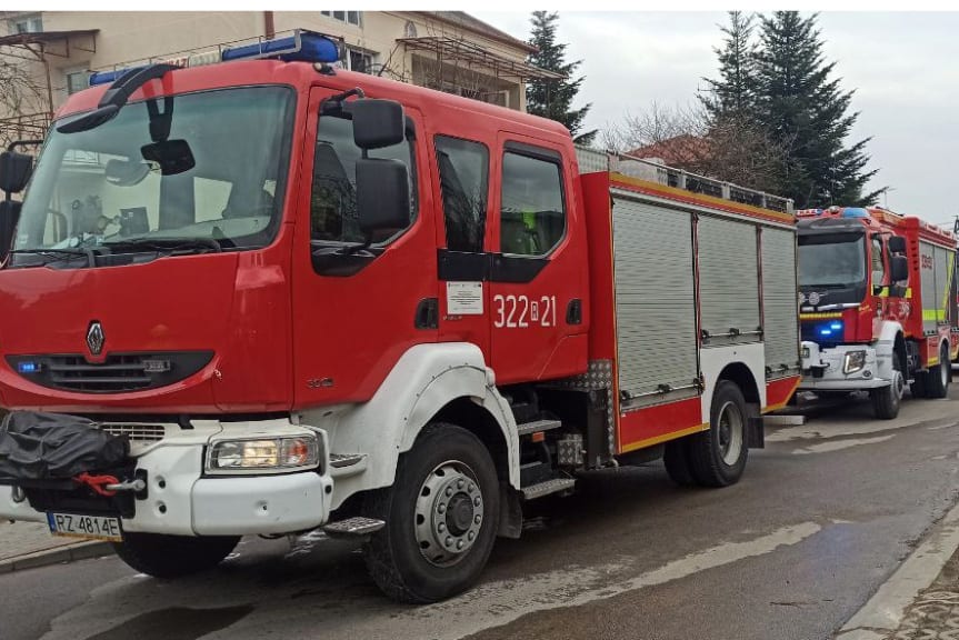 Ogromny pożar domu w Tyczynie