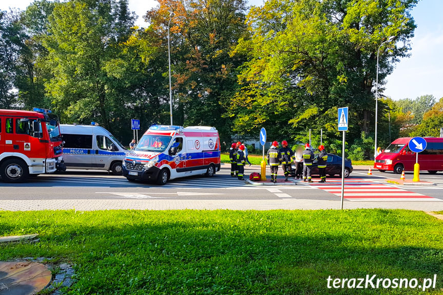 Potracenie na przejściu dla pieszych