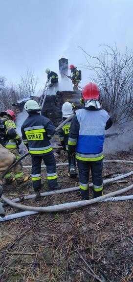 Poważny pożar opuszczonego budynku 