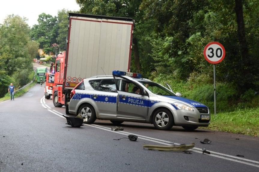 Poważny wypadek drogowy w miejscowości Babice