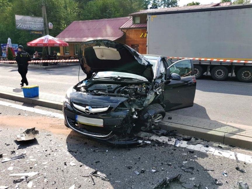 Poważny wypadek drogowy w Żyznowie