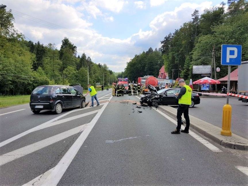 Poważny wypadek drogowy w Żyznowie