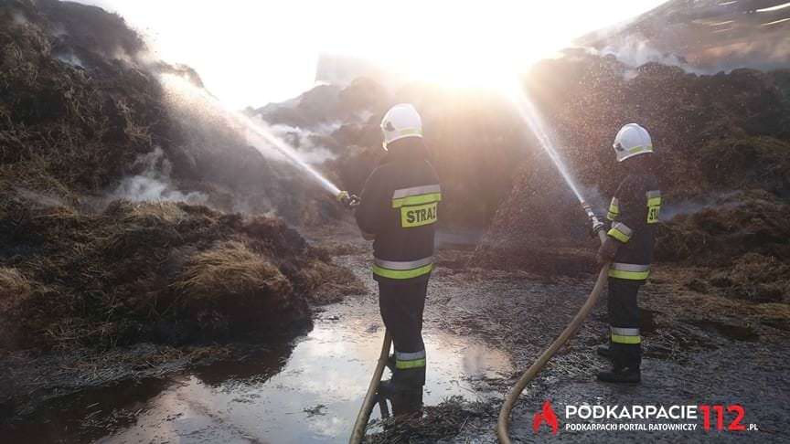 Pożar cegielni w Radymnie