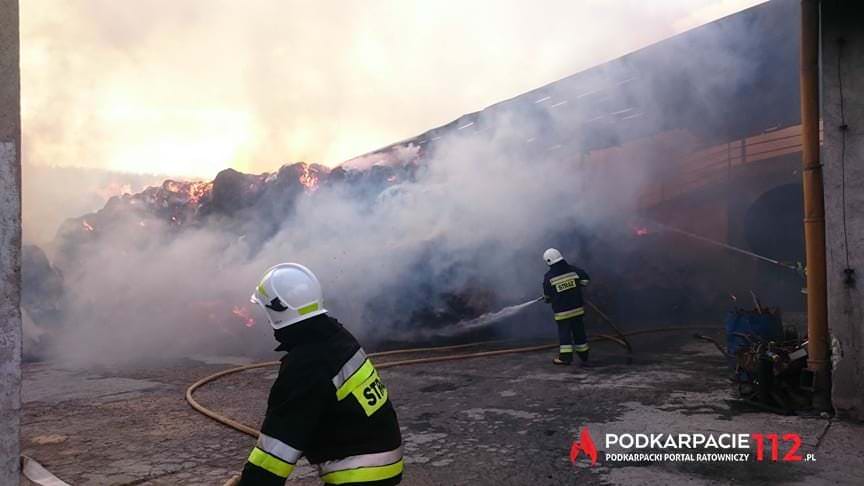 Pożar cegielni w Radymnie