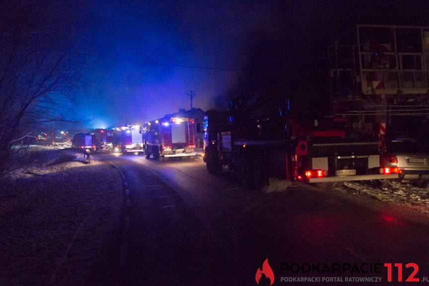 Pożar domu w Posadzie Górnej