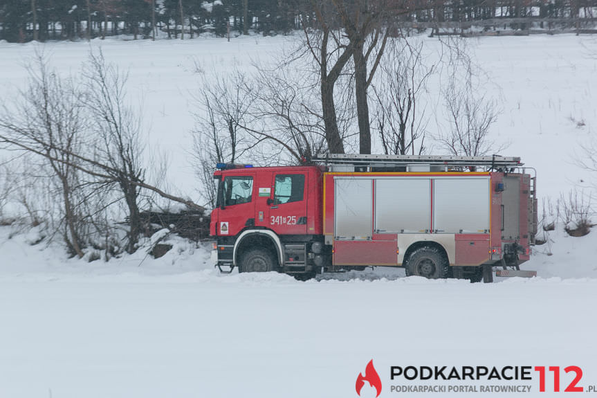Pożar domu w Rymanowie