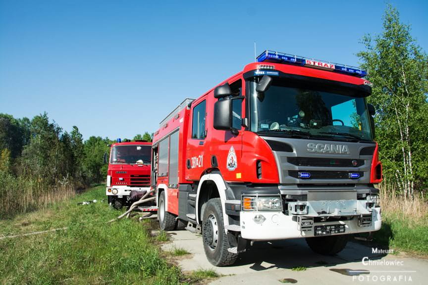 Pożar Jezioro TBG