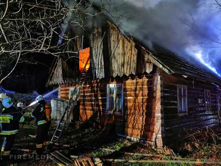 Pożar pustostanu
