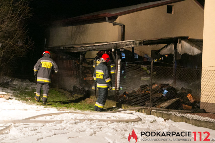 Pożar składu opalu w Jedliczu