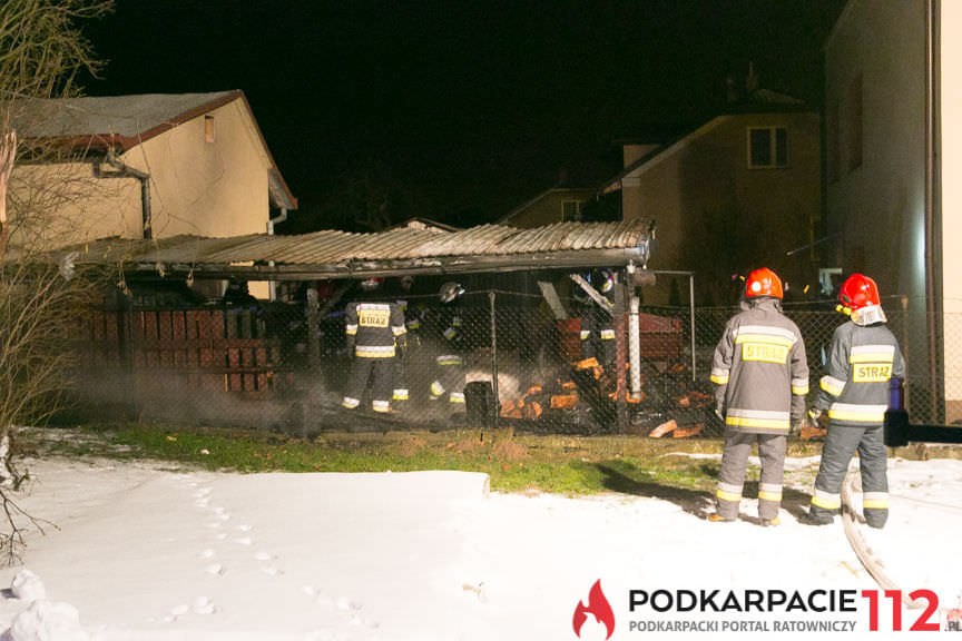 Pożar składu opalu w Jedliczu