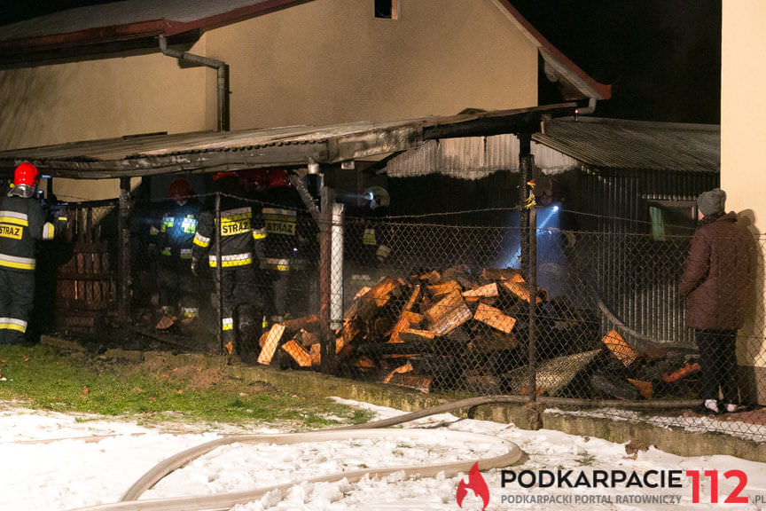 Pożar składu opalu w Jedliczu
