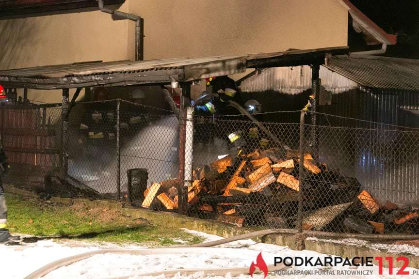 Pożar składu opalu w Jedliczu