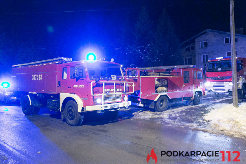 Pożar składu opalu w Jedliczu