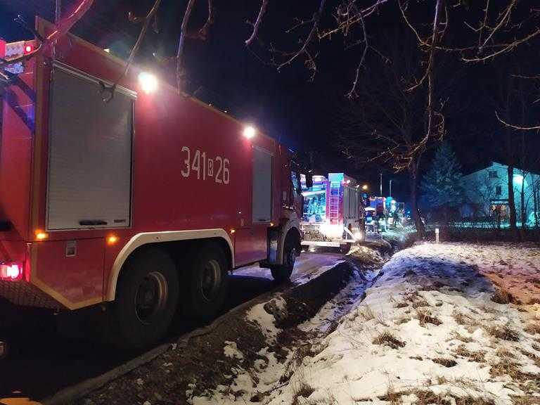 Pożar trzech samochodów 