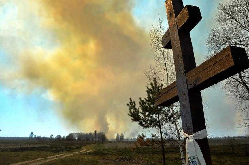 Pożar w Czarnobylu objął już powierzchnię 3500 hektarów - co czyni go największym od czasu katastrofy w 1986 roku