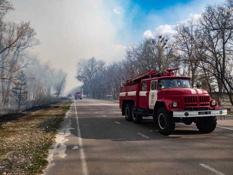Pożar w Czarnobylu objął już powierzchnię 3500 hektarów - co czyni go największym od czasu katastrofy w 1986 roku