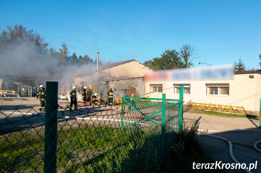 Pożar w Korczynie