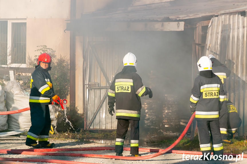 Pożar w Korczynie