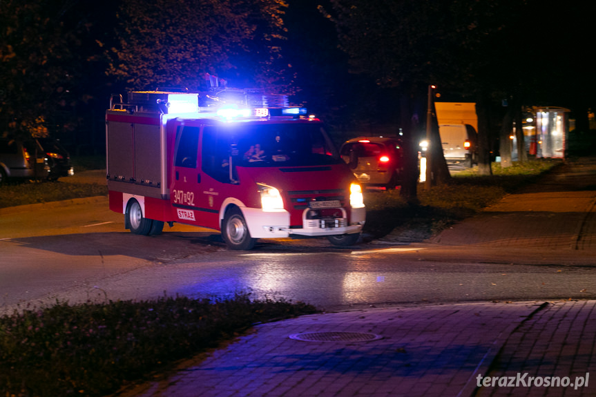 Pożar w Krośnie. Na zajezdni spłonęło kilka autokarów