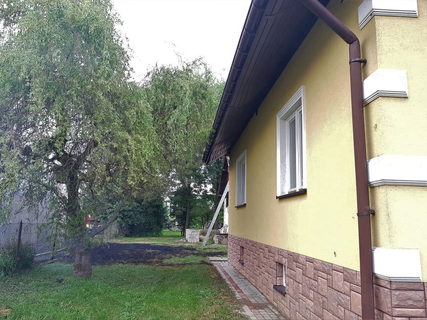 Pożar w Odrzykoniu. Spłonął budynek gospodarczy