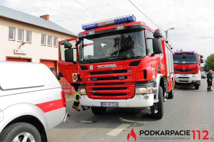 Pożar w remizie OSP Krosno - Turaszówka