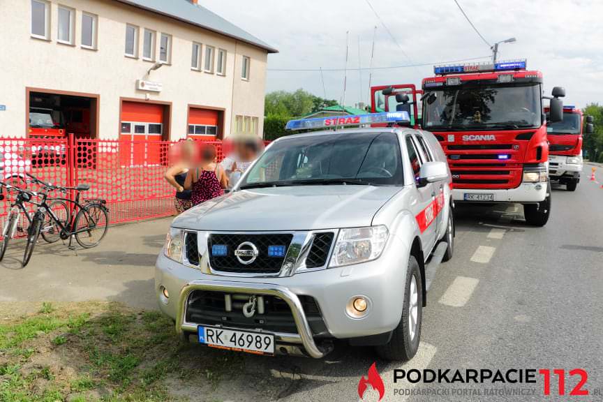 Pożar w remizie OSP Krosno - Turaszówka
