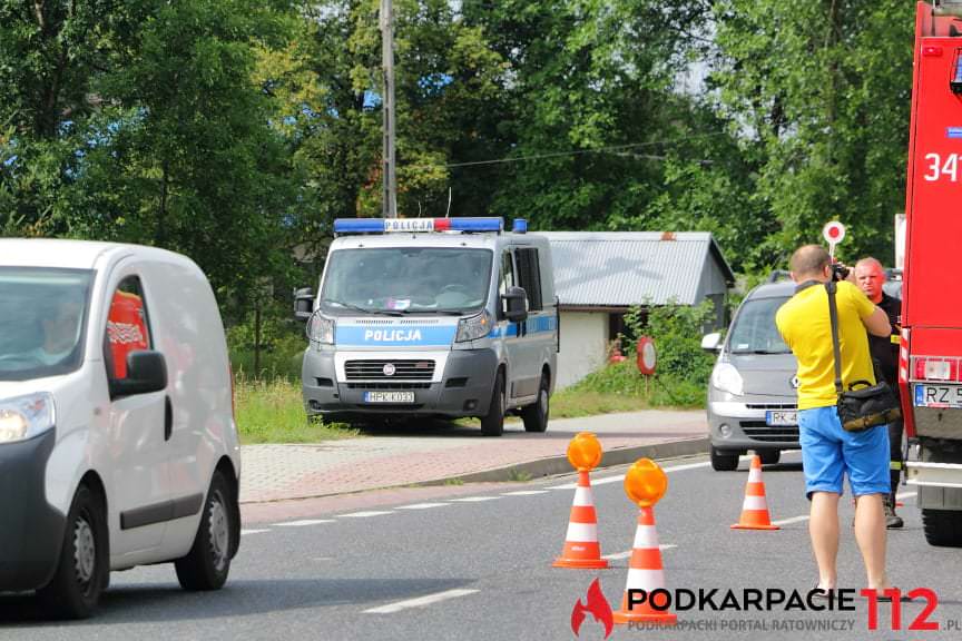 Pożar w remizie OSP Krosno - Turaszówka