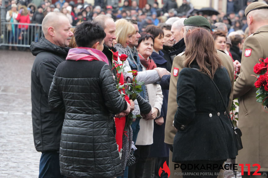 Przysięga żołnierzy WOT na rynku w Rzeszowie