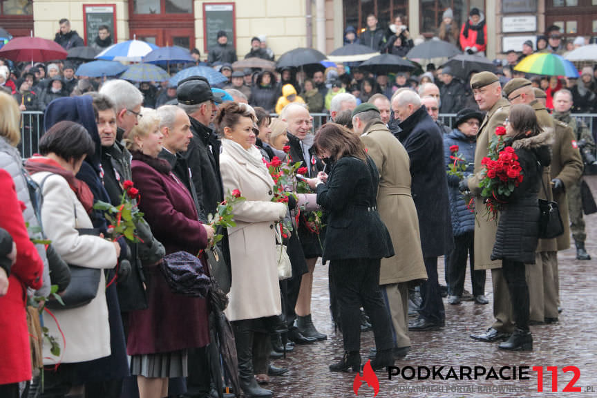 Przysięga żołnierzy WOT na rynku w Rzeszowie