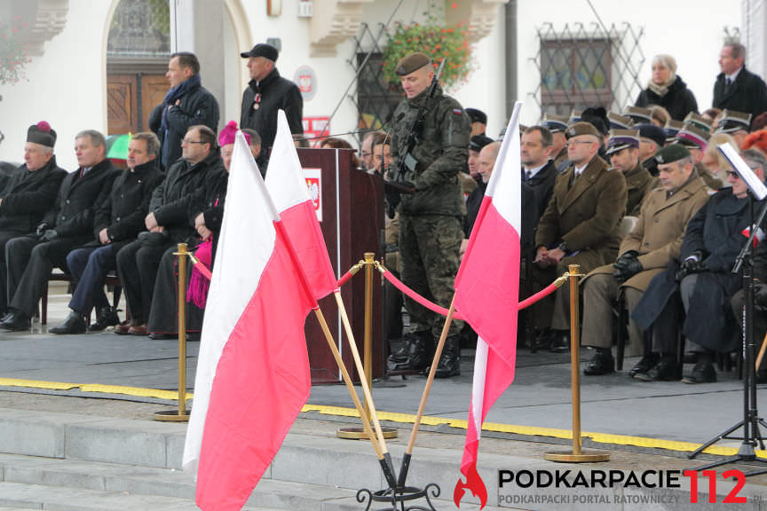 Przysięga żołnierzy WOT na rynku w Rzeszowie