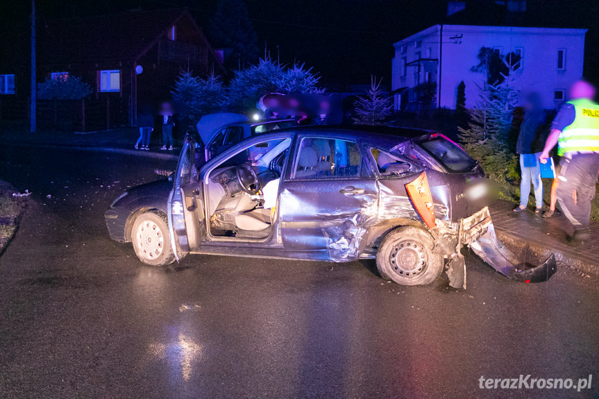 Rogi. Zderzenie forda i audi