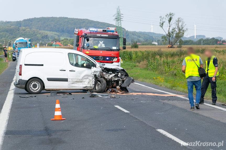 Tragiczny wypadek drogowy w Zarszynie