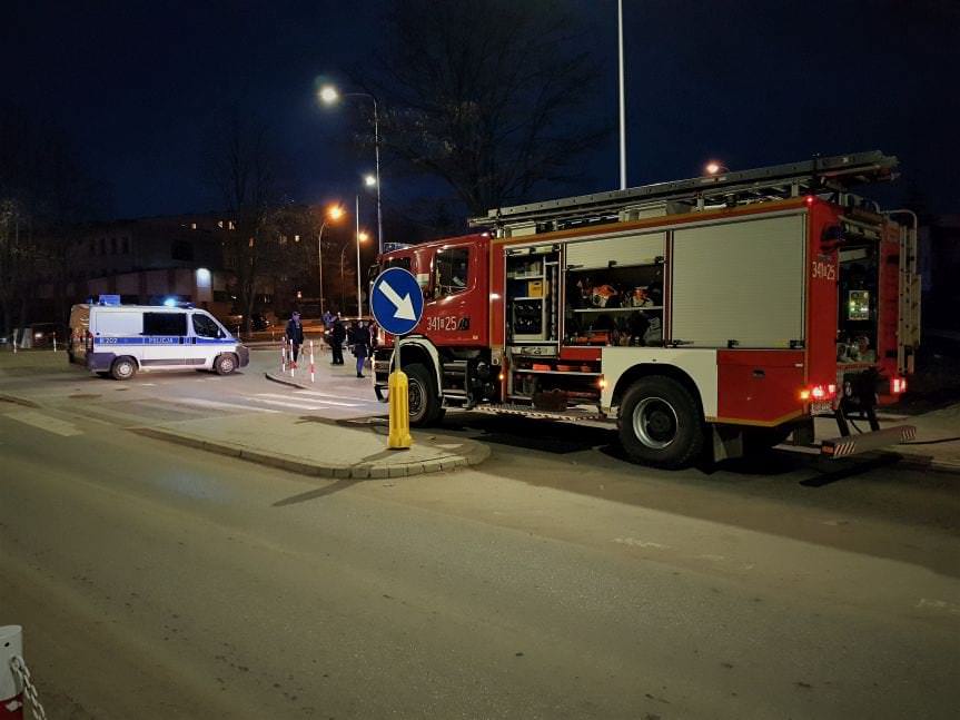 W Krośnie spłonął samochód osobowy