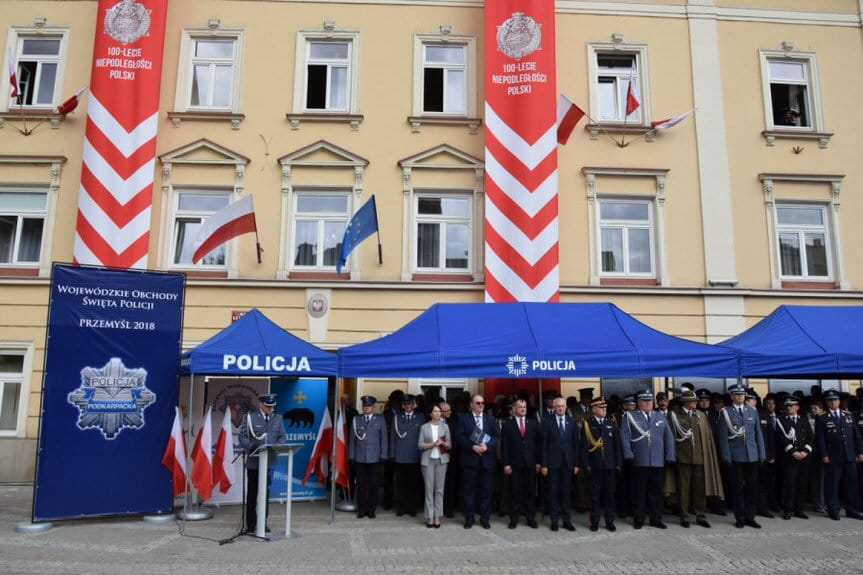 Wojewódzkie obchody Święta Policji w Przemyślu