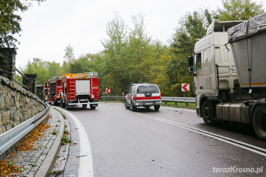 Wypadek drogowy w Komborni