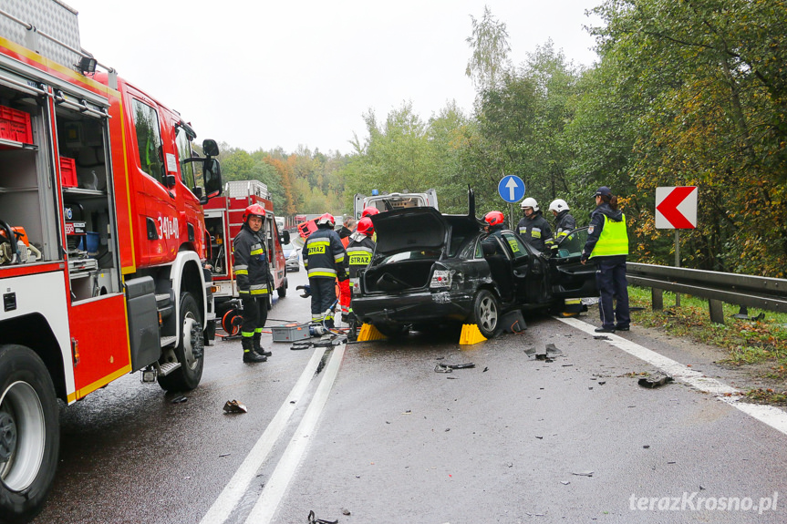 Wypadek drogowy w Komborni