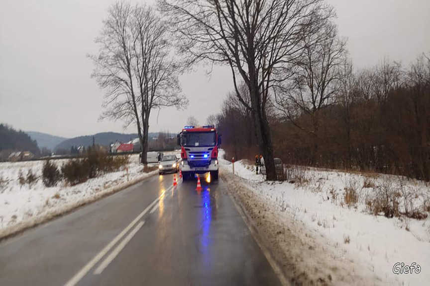 Wypadek Mercedesa w Hoczewie