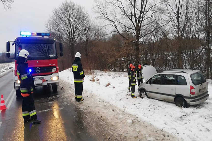 Wypadek Mercedesa w Hoczewie