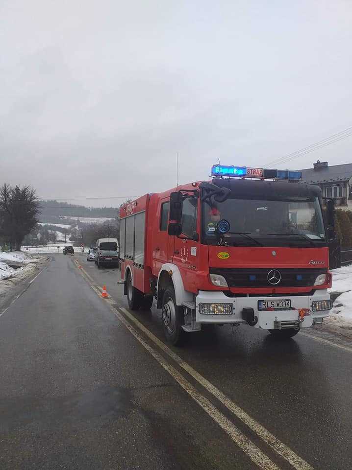 Wypadek Mercedesa w Hoczewie