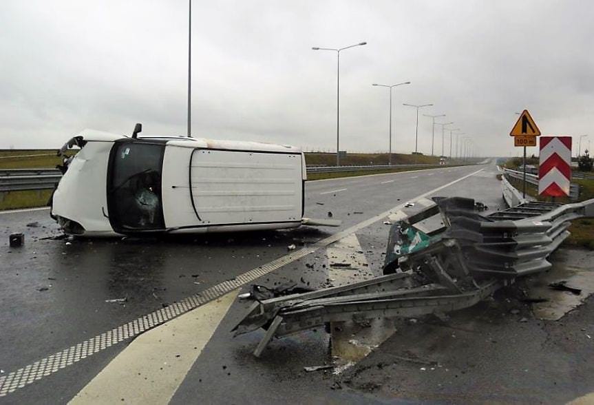 Wypadek na autostradzie A4