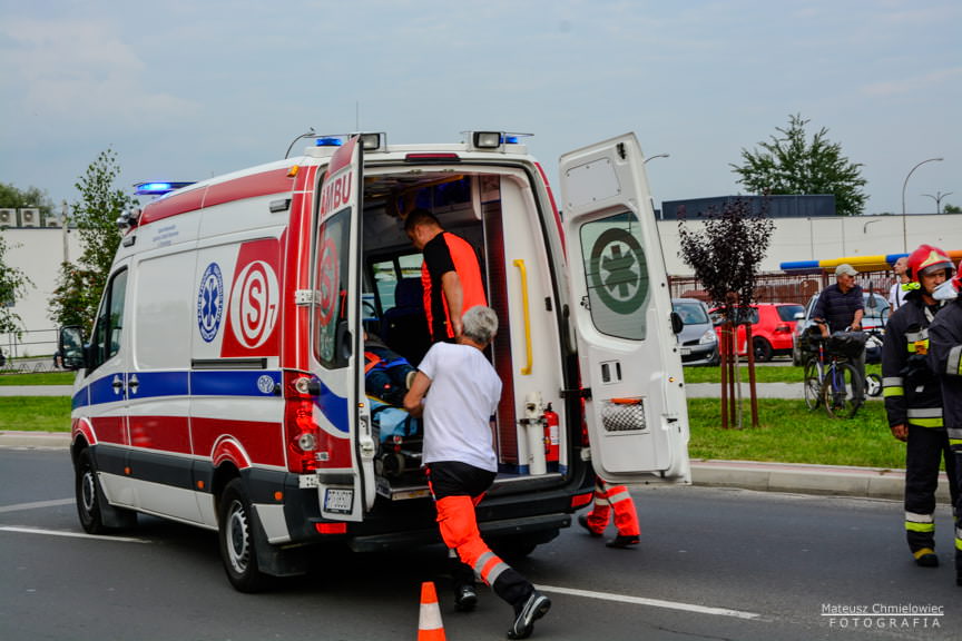 Wypadek na Kwiatkowskiego w Tarnobrzegu