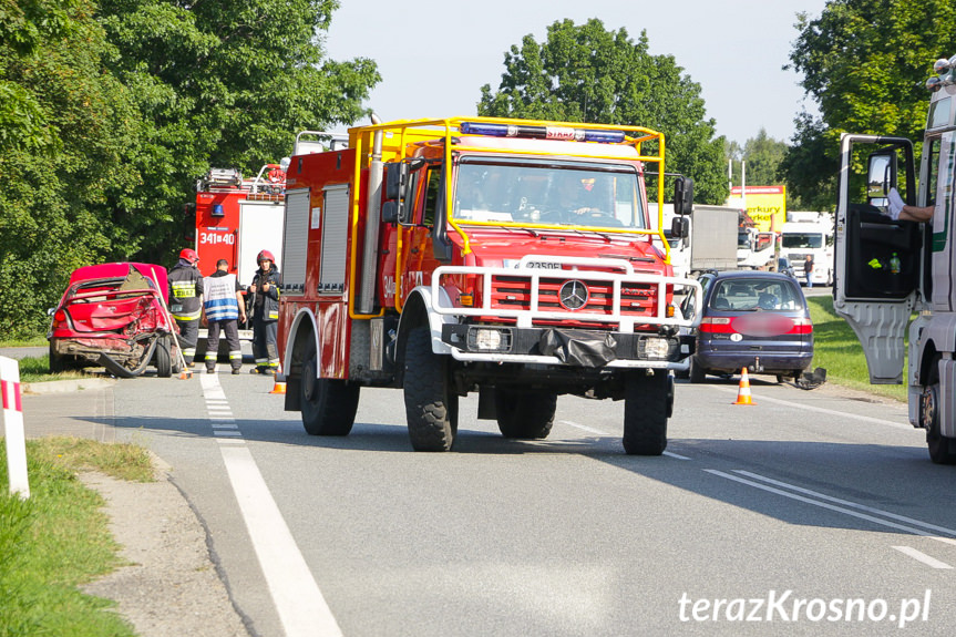 Wypadek na Podkarpackiej w Krośnie