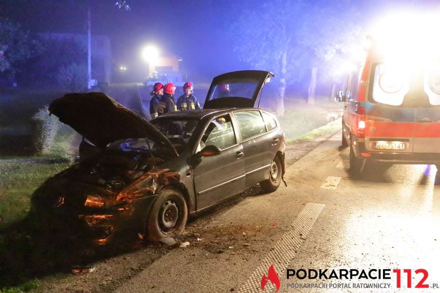 Wypadek na ul. Bieszczadzkiej w Krośnie